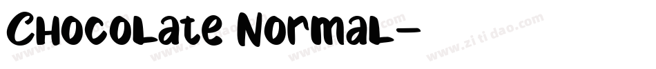 Chocolate Normal字体转换